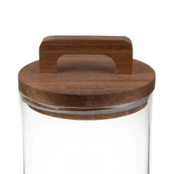 HOMLA Pojemnik Carlos Duzy Z Akacjowym Uchwytem 1,2 L