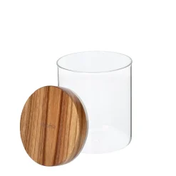 HOMLA Pojemnik Carlos Z Akacjowym Wieczkiem S 0,7 L