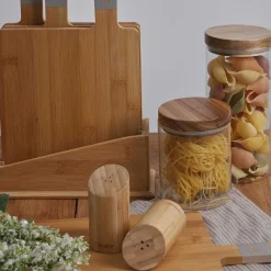 HOMLA Pojemnik Carlos Z Akacjowym Wieczkiem S 0,7 L