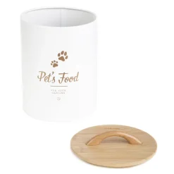 HOMLA Pojemnik Dingo Na Karme Dla Zwierząt Bialy 17X13 Cm