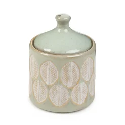 HOMLA Pojemnik Elysia Zielony We Wzory 10X14 Cm