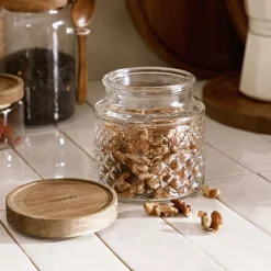 HOMLA Pojemnik Moladri Z Akacjowa Przykrywka 0,6 L