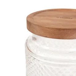 HOMLA Pojemnik Moladri Z Akacjowa Przykrywka 1,7 L