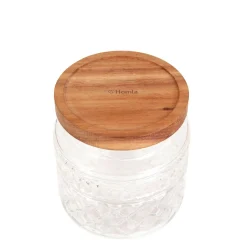 HOMLA Pojemnik Moladri Z Akacjowa Przykrywka 1 L