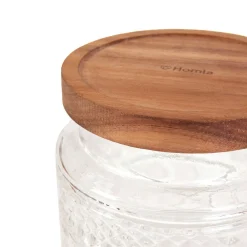HOMLA Pojemnik Moladri Z Akacjowa Przykrywka 1 L