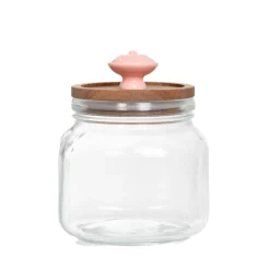 HOMLA Pojemnik Nobu Z Ozdobna Rozowa Galka 0,75 L