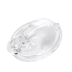 HOMLA Pojemnik Tigre Krolik Szklany Z Podstawka 12X9Cm