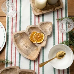 HOMLA Polmisek Christmas Tree Mango W Ksztalcie Choinki S 28 X 23 Cm