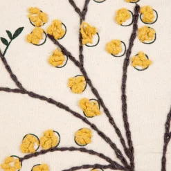 HOMLA Poszewka Bina W Haftowane Galazki 45X45 Cm