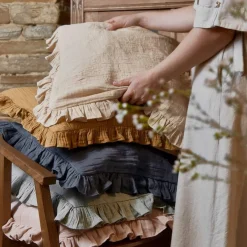 HOMLA Poszewka Elin Muslinowa Bezowa 45X45 Cm