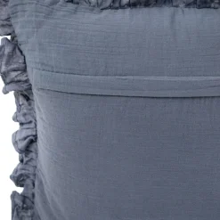 HOMLA Poszewka Elin Muslinowa Niebieska 45X45 Cm