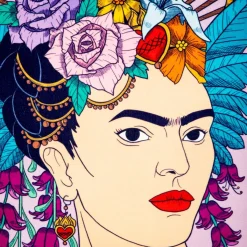 HOMLA Poszewka Frida Kahlo Z Fredzlami 45X45 Cm