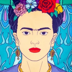 HOMLA Poszewka Frida Kahlo Z Lamowka 45X45 Cm