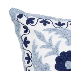HOMLA Poszewka Ganti W Wyszywane Kwiaty 45X45 Cm