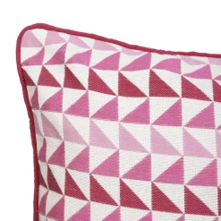 HOMLA Poszewka Koba Fuksjowa We Wzor 45X45 Cm