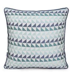 HOMLA Poszewka Koba Niebieska We Wzor 45X45 Cm