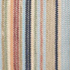 HOMLA Poszewka Medan W Paski Kolorowe 45X45 Cm