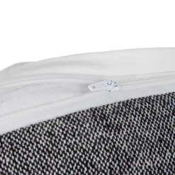 HOMLA Poszewka Subir Wyszywana Z Fredzlami Czarna 45X45 Cm