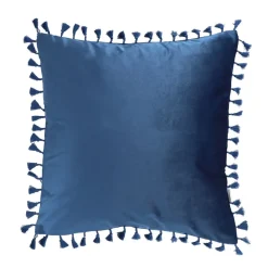 HOMLA Poszewka Urda Granatowa Z Fredzlami 45X45 Cm