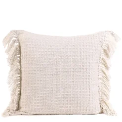 HOMLA Poszewka Vaffel Z Fredzlami 45X45 Cm