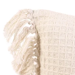 HOMLA Poszewka Vaffel Z Fredzlami 45X45 Cm