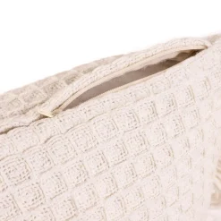 HOMLA Poszewka Vaffel Z Fredzlami 45X45 Cm