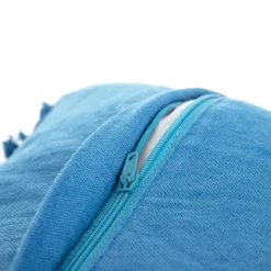 HOMLA Poszewka Vivero Granatowa Z Fredzlami 45X45 Cm