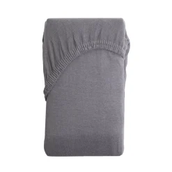 HOMLA Przescieradlo Claire Jersey Szare 140X200 Cm