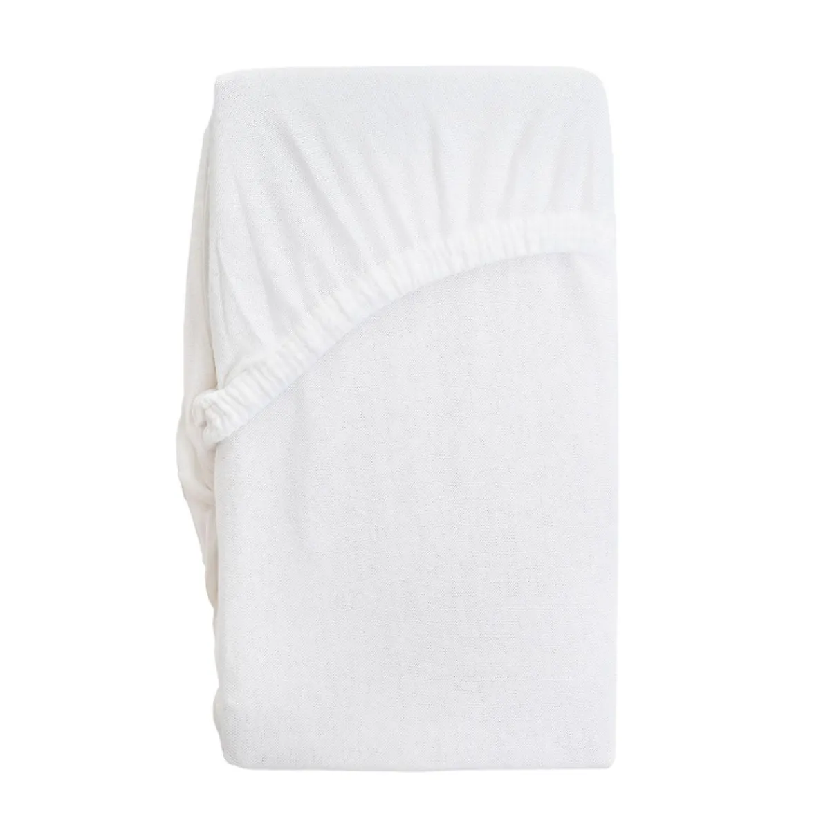 HOMLA Przescieradlo Claire Jersey Biale 160X200 Cm