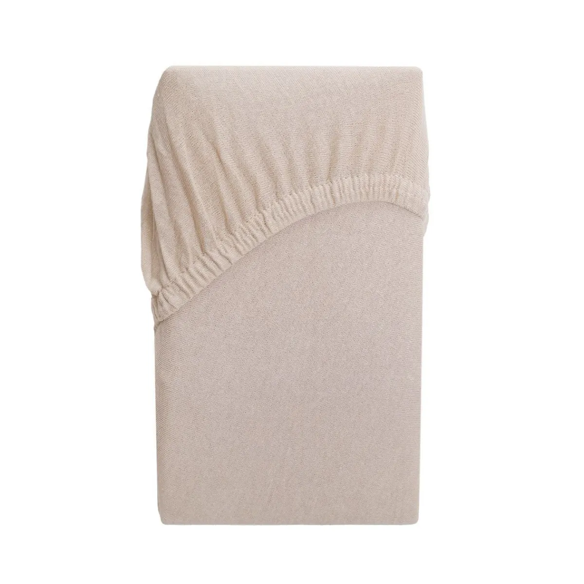 HOMLA Przescieradlo Claire Jersey Bezowe 140X200 Cm