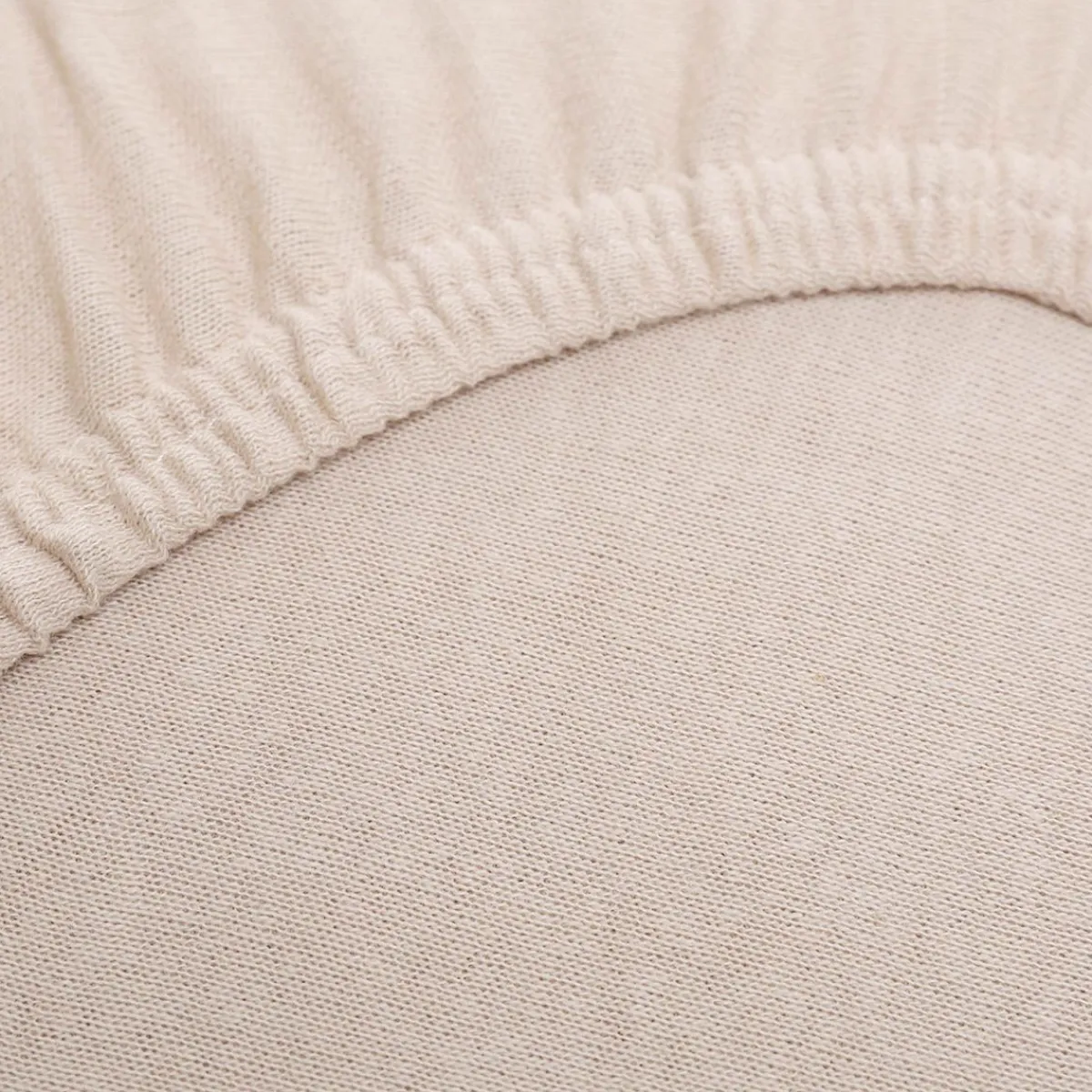 HOMLA Przescieradlo Claire Jersey Bezowe 140X200 Cm