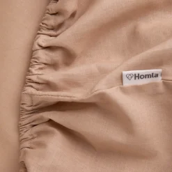 HOMLA Przescieradlo Lauko Renforce Bezowe 180X200 Cm
