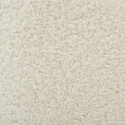 HOMLA Pufa Alda Bezowa W Tkaninie Teddy 50X40X44 Cm