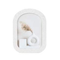 HOMLA Ramka Na Zdjecie Anga Polokragla Z Imitacji Betonu 13X18 Cm