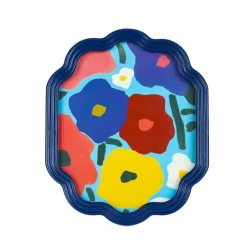 HOMLA Ramka Na Zdjecie Floral Aura Granatowa 20X25 Cm