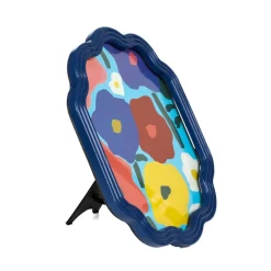 HOMLA Ramka Na Zdjecie Floral Aura Granatowa 20X25 Cm