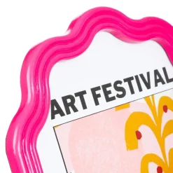 HOMLA Ramka Na Zdjecie Floral Aura Fuksjowa 20X25 Cm