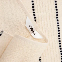 HOMLA Ręcznik Amori Bezowy W Niebieskie Pasy 50X90Cm