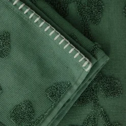 HOMLA Ręcznik Leslie Z Obszyciami Zielony 70X130Cm