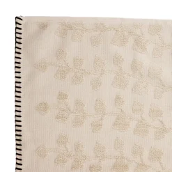 HOMLA Ręcznik Leslie Z Obszyciami Bezowy 70X130Cm