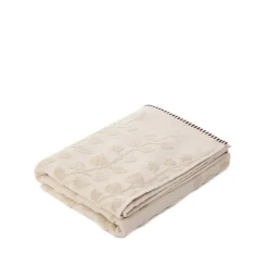 HOMLA Ręcznik Leslie Z Obszyciami Bezowy 50X90Cm