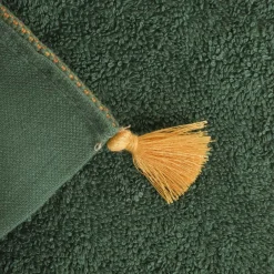 HOMLA Ręcznik Teri Zielono-Musztardowy 70X130Cm