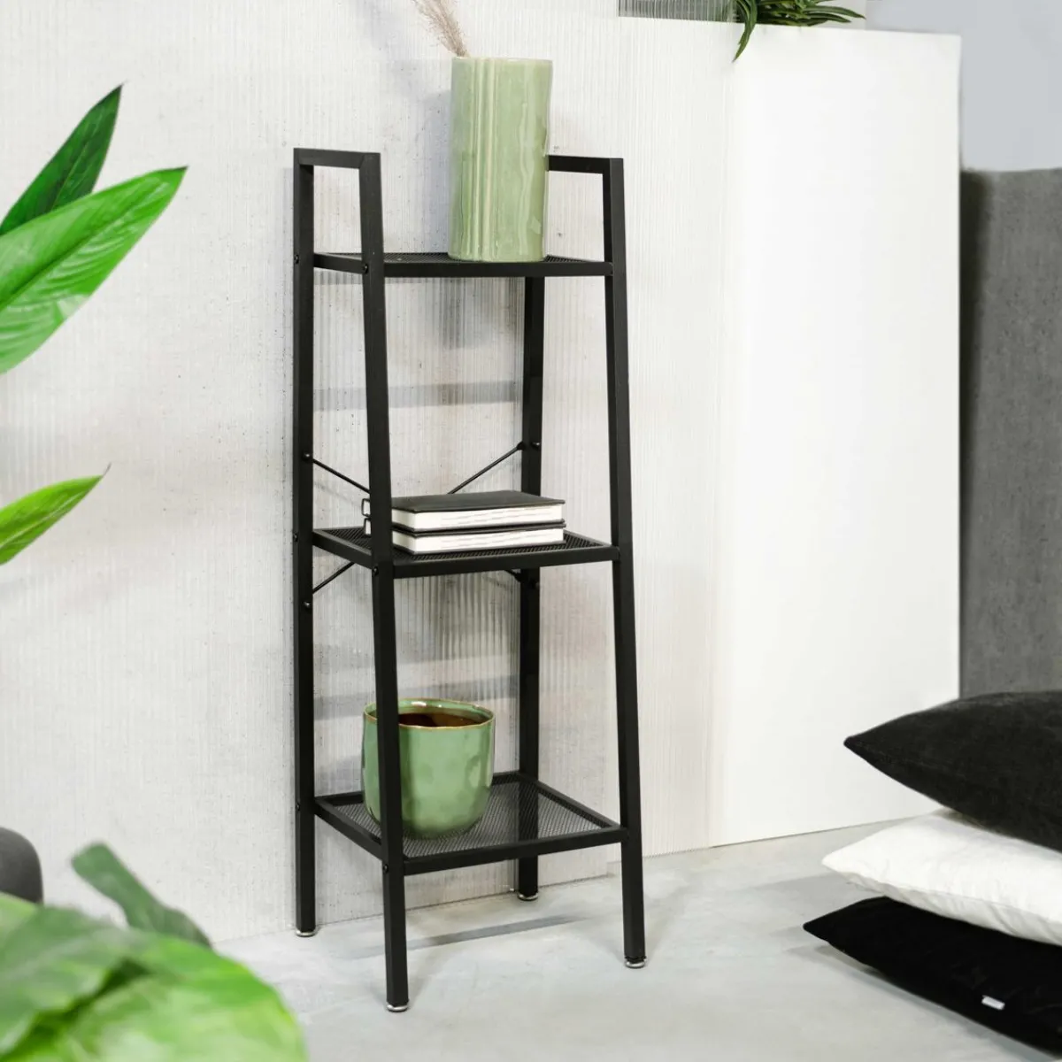 HOMLA Regal Malmi Metalowy 35X35X101,5 Cm