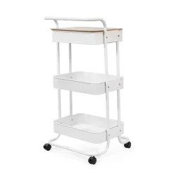 HOMLA Regal Na Kolkach Hylla Metalowy 90X43X42Cm