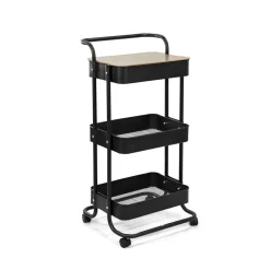 HOMLA Regal Na Kolkach Hylla Metalowy 90X43X42Cm