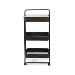 HOMLA Regal Na Kolkach Hylla Metalowy 90X43X42Cm