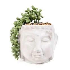 HOMLA Roslina Sztuczna Esin W Szarej Donicy 19X18X14,5 Cm