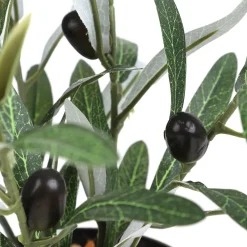 HOMLA Roslina Sztuczna Semela Krzak Oliwny 35 Cm