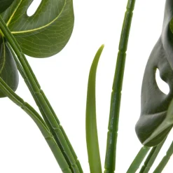 HOMLA Roslina Sztuczna Tropical Zone Palma W Bialej Donicy 75 Cm