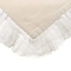 HOMLA Serweta Linela Z Bawelniana Falbanka 80X80 Cm